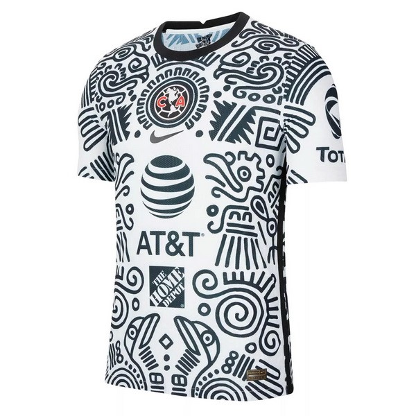 Tailandia Camiseta Club América Replica Tercera Ropa 2020/21 Blanco